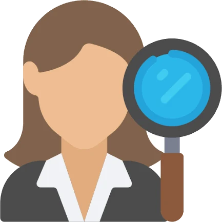 Ícone de auditoria e controle